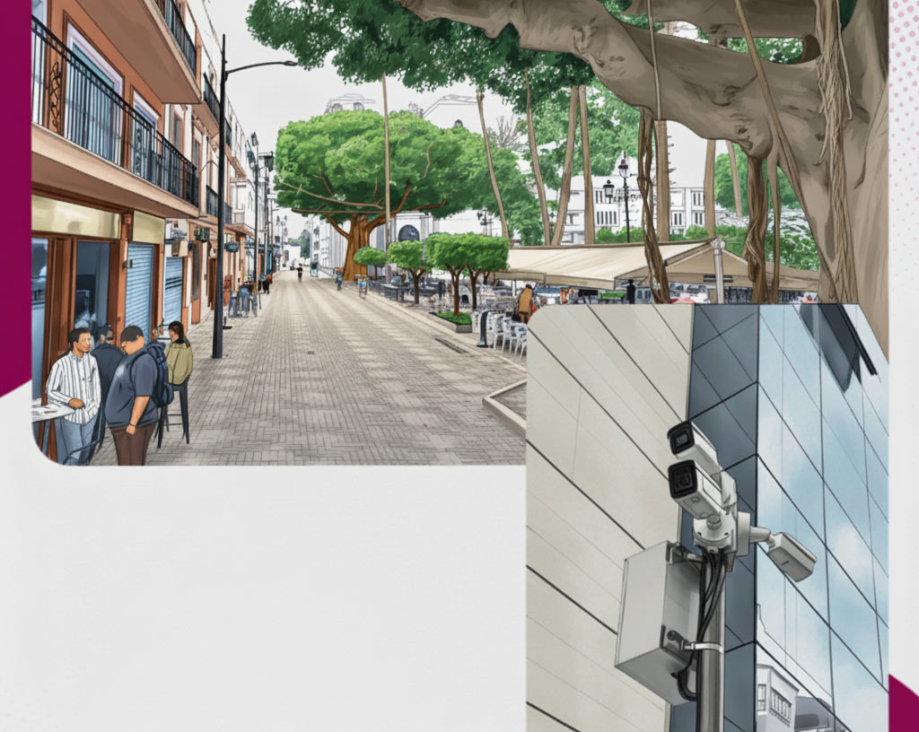 Peatonalización en el Ayuntamiento de Águilas